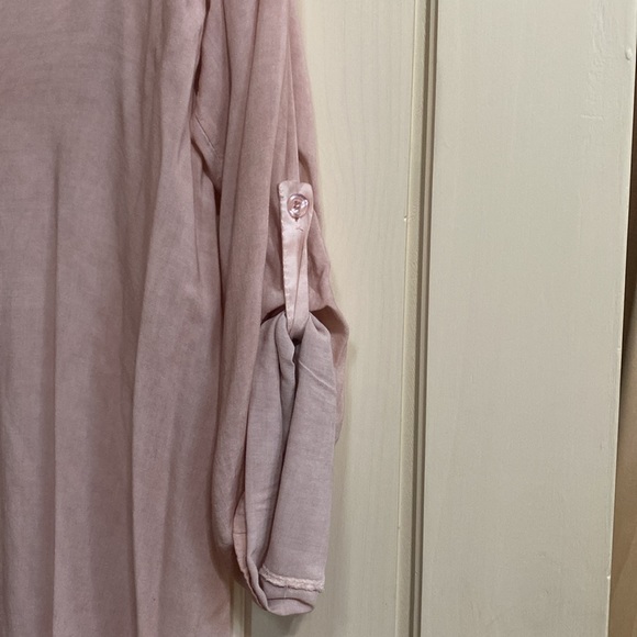 NWOT Made In Italy Tissue Cotton Tunic - Picture 3 of 5